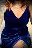 Every thing about this dress is perfect! It hugs you in all the right places. The color is amazing and the fabric is high quality. The dress was perfect for my boyfriend's company holiday party. - Summer E.
