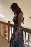 I wasn't sure when I first ordered this dress. I loved it on the model. When I received it and tried it on I fell in love with it. Absolutely stunning. It was long, needed to have it hemmed. Aside from that perfect fit.  I wasn't the only one that loved this dress, I met Rosaria for the first at a family gathering wearing the same dress. I love it!! She looked beautiful. Great taste. - Rosemary M.