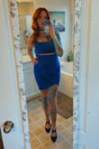 Great for date night or out with the girls. Hugs you in all the right spots. This dress fits true to size. I wear a size 12 and ordered L - Summer E.