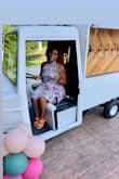 I absolutely love this dress! I got it for an event and it was perfect. I ordered a size Medium. It fit fine but I could have gotten large for the bust area. I'm usually one of the two sizes depending on the material. Either way, I was comfortable! Great quality, super cute and could be dressed up or down. - Alexandra H.
