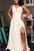 My first order from Lulu and definitely not my last. This is simple and absolutely stunning! The fabric feels amazing and the fit is incredibly flattering. The corset back is a great touch creating a better fit. I love it! - Jessica W.