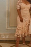 Fell in love as soon as I put it on. Wore it to a wedding  and got nonstop compliments. The material is great . I ordered a size 10 ( 165lbs, and fit perfectly )! - Milad A.