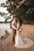 Took a chance buying this dress off of someone else's review photo. So much prettier in person and on then what the website has for a photo. Highly recommend !! Photographs beautifully. - Jessica P.