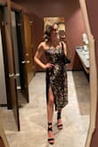 This dress was honestly super cute and stylish, but it is terrible quality for the price. What's upsetting is that the quality is deceiving- it didn't look inherently cheap or poor quality, which is why I chose to keep it after trying it on. However, I wore it to a wedding and it completely frayed and ripped by the middle of the reception. I'm really disappointed in the quality and I had to throw the dress away after 1 wear. Not sure if I will buy from Lulus again considering I can't trust it will hold up. - Jenna S.