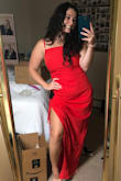 This dress is so perfect! I bought it in white for my bachelorette party and got it red just for funsies because it's the best!! - Alyssa M.