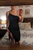 This dress is absolutely perfect, It fits exactly right, and the material is of great quality. I am very excited to wear it! - Miriam E.