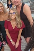 Wore this dress to a fancy birthday party and got SO MANY compliments, especially on the color. I would size down one size. Very long even with heels. - Kaitlyn L.