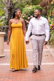 Purchased for my engagement pictures. It fit perfectly. I had a baby two months prior so wanted something to hide my stomach. As others say, the split is very high. But still beautiful dress. - Kai B.