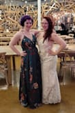 I saw this dress and knew I absolutely had to have it for my twin's wedding. While I knew it would be way too long for my 5'2" self, having it hemmed was simple and effective (and the only thing I needed to tweak with sizing). It wears like an absolute dream, with a delightful silky feel to the fabric. It's light, moves well, and floats softly around as I danced the night away on a hot June night. - Jessica M.
