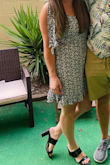 This dress is adorable on, perfect length and fit - Jordan H.