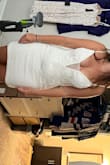 Perfect dress for [an] engagement party! It's so pretty. Only negative comment be careful zipping up the dress bc the beads get caught - Jennifer B.
