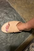 Very disappointed in this purchase - these are final sale so I can't return so I will donate. I ordered a size 5 and they don't even come close to fitting like a 5 - they are at least a size 6. Haven't had this issue with other shoes from Lulus, just this pair. - Keri M.