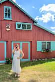 This dress is perfect for the summer. It's nice and light but not see through. Fit me perfectly! I was a little worried it would be too tight in the bust area but it actually had room for a bra as well. - Ashley K.