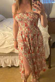 Very cute, flowy & comfortable! Loved the floral pattern. Perfect summer dress! - Hannah P.