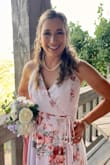 I loved this dress! It has a silk feel liner that made it so comfortable to wear! I am 5'3 so I did have to get it shortened a bit. I had many compliments! - Leah H.