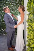 I swear I tried on over 15 dresses for my Vegas wedding. I was hesitant to wear a white, form-fitting dress for my second wedding at 51 years old. However, I'm so glad I did. It was beautiful and perfect and memorable. The fabric is very flattering and the construction is solid. - Jen T.