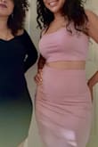 I didn't know what to expect because I never where styles such as this but I was so pleased I bought it again in black! It hugs in the right places and made me feel very chic! - Christina Q.