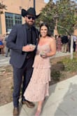 I tend to run in between large and medium but I read the dress runs a tad big so I got a medium and it was perfect. There's some bunching in the corset top but if you adjust the straps it fixes it. I got so many compliments on this dress! Love it - Cailey E.