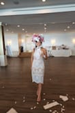 I loved the dress and achieved the style I was looking for by pairing with a fishtail braid. The length was perfect and the cut was flattering. Pretty comfortable too - Kristi M.