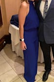 This jumpsuit is my favorite thing in my closet. The length was perfect with a small heeled shoe, and the open back made it different without being too much. - Erica L.