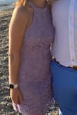 This dress was great for a summer beach wedding. Very comfortable and a great length. - Erica L.