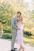 I bought this dress for a styled shoot and updated pictures with my husband, and it was perfect!! So fun and yet elegant. It fit very well and was comfortable! The lavender color is perfect for spring and summer. I got a ton of compliments on it! - Sarah H.