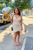 Comfortable and pretty. I got the Large and it was a little too long, but I loved it anyway! - Jessica S.