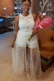 I ordered a medium and it fit perfectly, my reception was complete with this dress and got so many compliments!! Couldn't ask for a better dress, high quality and great fit! - Kyonda M.
