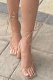 Really happy with this purchase. Very comfortable for a strappy heel. Would recommend. - Chloe S.