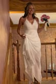 This was the perfect wedding dress at such a reasonable price. I got so many compliments and felt beautiful in it. It was easy to wear a very comfortable in extreme heat. - Peggy W.