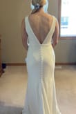 I absolutely loved this dress, it was just a little too big. I used the tool provided to help determine my size and I should have gone with the medium for a tighter fit. The material is super lightweight and the details on the back are beautiful. Highly recommend giving this dress a try! - Jordan B.