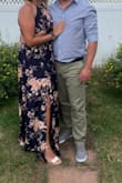 Recently wore this dress to a wedding and it looked and felt so good! It is incredibly long and I had to tie it at the bottom to keep from tripping, even though I was wearing 4inch heels and am 5'7.  I will be getting it hemmed for future use. - Makenna M.