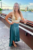 So comfortable! Fits true to size. A tad bit long in the back so have to pair with heels for my height (5'5'). - Kate