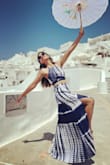 This set was so pretty to wear on our Santorini trip. And the top can be used with other skirts and pants too. - Anjita T.