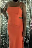 Cute, comfortable dress. True to size, I'm a 12. I like that it's midi length. Good quality. - Adrienne J.