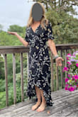 This dress is very flattering, fits, and feels great. Often even faux wraps gape or don't lay well at the bodice, but this one has no such issues. The quality is outstanding - I can't wait to wear it! - Dawn H.