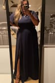 I love it so much! I was a little worried about ordering online before I tried it but I'm glad I did. It makes you have a shape and the cutouts aren't too much. It was a little loose around my waist and very long but nothing a little alteration won't fix. - Kelsey R.