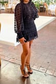 This dress is Gorgeous! It fits perfectly and is very flattering on. You won't be disappointed. - Teunille W.