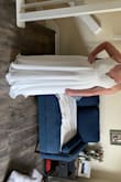 It's long, but the fit is wonderful and the quality is very nice. - Rebecca D.