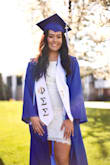 This dress was perfect for my college graduation! It wasn't too short, comfortable, and looked great under my blue gown. It's simple, beautiful and great quality. I can definitely wear to another event in the future, 10/10 recommend!! - Samantha N.