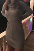 Fits true to size and is so warm! Perfect for a Christmas family dinner or just going out for coffee with friends in the winter/fall! 
Love it!! - Madelyn K.