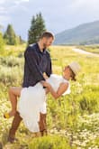 This is a beautiful and very flattering dress that I used to take engagement photos. Really happy with this purchase! - Aimee K.