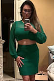 Absolutely love this! This is the first outfit I bought from Lulus and first for a 2 piece as well. Tried it on immediately. The material is a light weight sweater feel and is exactly as pictured by model. Can't wait to wear it out! - Suzie B.