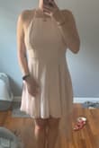 Cute flirty dress. The straps losses pretty easily but other than that it is comfortable and perfect for a day wedding but could also be dressed down - Taylor F.