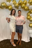 This dress is even pretty in person.  I loved it and got so many compliments all day. It was a bit challenging sitting in it because I'm tall and it's on the shorter side. I was so sad to take it off! - Nina A.