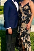 Obsessed with this dress. I read the other reviews and ordered a size-up so it wouldn't be too tight in the hips and rip. Wore this dress for over 12 hours and it was so comfortable and fun! Had no issues with material or anything else. Would absolutely order again! - Kirsten Z.