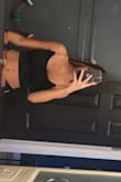 The straps are really cute. They do occasionally fall off my shoulders though. The material is thick enough that I do not need to wear a bra with it. Nice length. - Marina M.