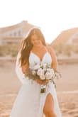 Loved how this fit me, I was told to order a size bigger and I'm so happy I did. I felt so beautiful and this dress was so comfy! - Julia S.