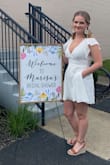I wore this to my bridal shower yesterday and it was absolutely perfect. It's got pockets which is and always will be a plus. Was not see-through, great quality. - Marisa D.