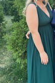 Loved the fabric and sizing! The only thing I would recommend is getting it hemmed because it does run longer. Everything else about the dress fit perfectly! Wore it to a wedding and loved everything about it. - Faith M.
